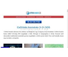 Csőtörés bemérés
